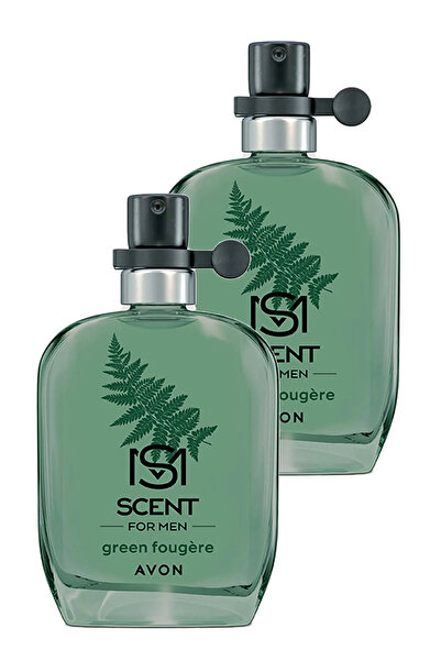 AVON Scent Green Fougere Erkek Parfüm Edt 30 Ml. İkili Set
