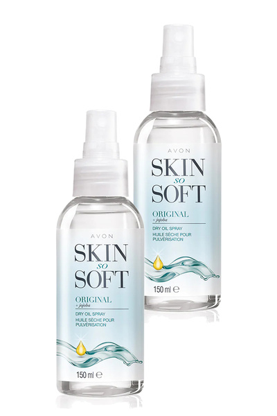 AVON Skin So Soft Orijinal Kuru Yağ Spreyi 150 Ml. İkili Set