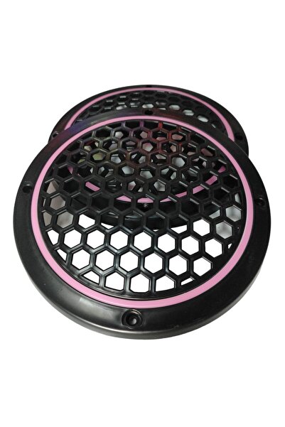 PRS 20CM PEMBE NEON LEDLİ HOPARLÖR KAPAĞI
