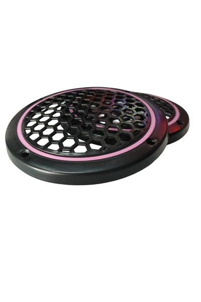 PRS 20CM PEMBE NEON LEDLİ HOPARLÖR KAPAĞI