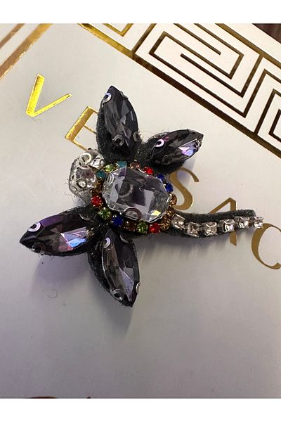 ODDA TASARIM ATÖLYESİ Bee Model Colorful Stone Plug-and-Stick Clip Jointless Button