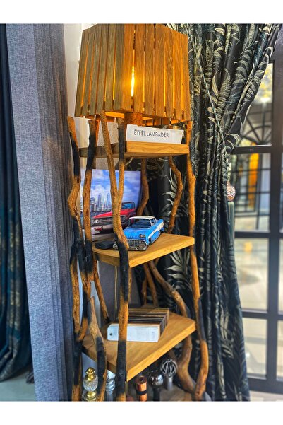 ZEYNAKS Eyfel Kitaplık Lambader