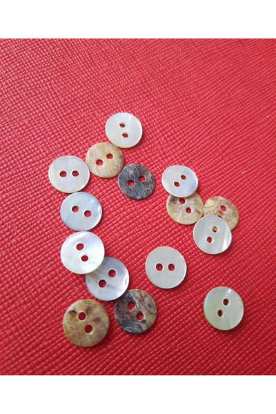 Beyna SEDEF 1ST QUALITY NATURAL REAL SEDEF 9 MM BUTTON 1 PACK 30 PIECES