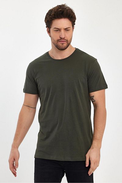FİHA ΑΝΔΡΙΚΟ Compakt Penye Zero Aka T-Shirt - ΧΑΚΙ