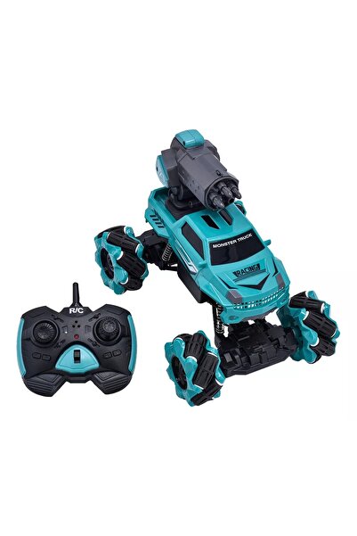 Genel Markalar Rock Crawler Drift USB Şarjlı Uzaktan Kumandalı Ok atan Jeep Mavi