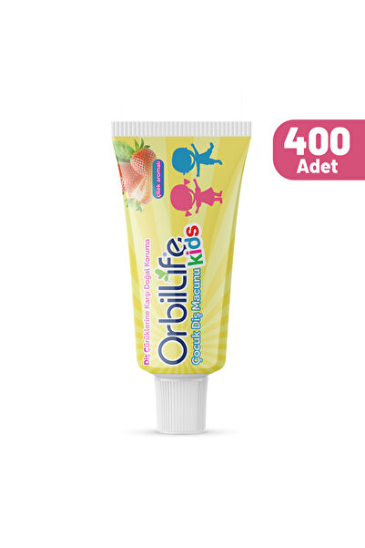 OrbilLife Çocuk Diş Macunu 15 ml (400 ADET), Buklet
