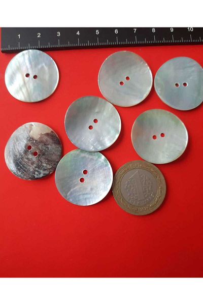 Beyna SEDEF 1ST QUALITY NATURAL REAL SEDEF 28 MM BUTTON 1 PACKAGE 8 PIECES