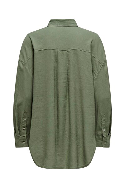 ONLY Cămașă ONLCORINA-CARO L/S LOOSE SHIRT PNT Cămașă din in