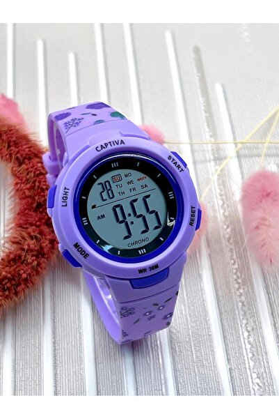 captiva 30 mt Suya Dayanıklı Diğital Spor Kasa Alarm-Kronometre-Işıklı Çoçuk ...