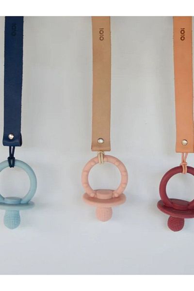 OiOi Silicone Teether Gumy Mineral Blue
