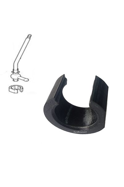 fkoto Connect Compatible 3D Printer Shift Sleeve and Bracket Abs Material