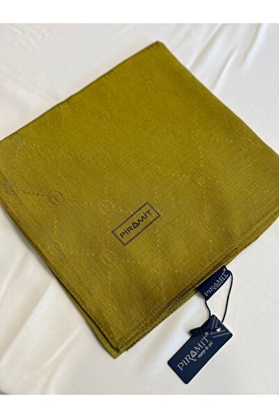 PİRAMİT JAKARLI MONOGRAM EŞARP