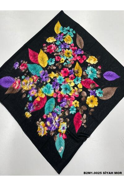 DESENLİ OYALIK 100 CM SİYAH TURUNCU PEMBE (B2M1)