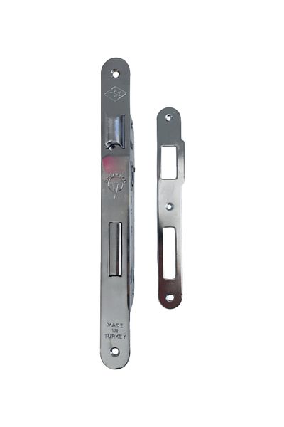 ÖZCANLAR KİLİT OVAL 40mm Recessed Interior Door WC Lock Toilet and Bathroom Door Lock(WC)(23mmx40mm)