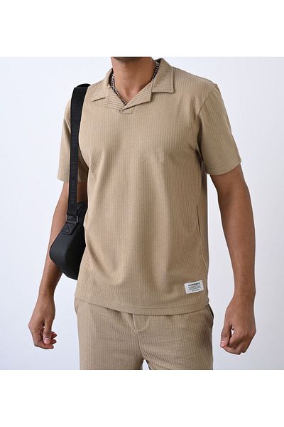 WEAR Beige Basic Men's Shorts Set