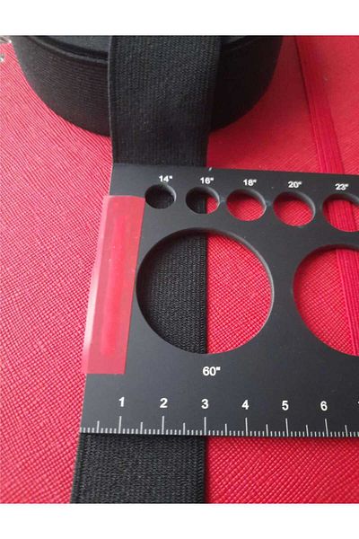 Beyna 3 cm Black Waist, Slots and Don Tire 1 Pack 10 Meters