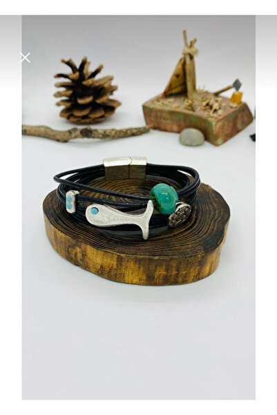 Porsuk Alternatif اليدوية العرقية أصيلة الهبي الجلود خيوط الأسماك الشكل سوار