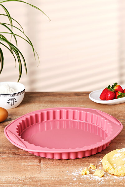 Emsan Pink Silicone Tart Mold