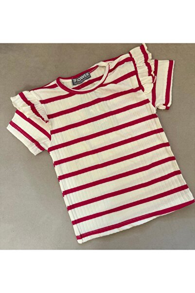 SANTRALBEBE Κοριτσίστικο ριγέ μπλουζάκι