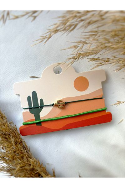 Atölye Merdiven Cactus Bracelet Set of 2
