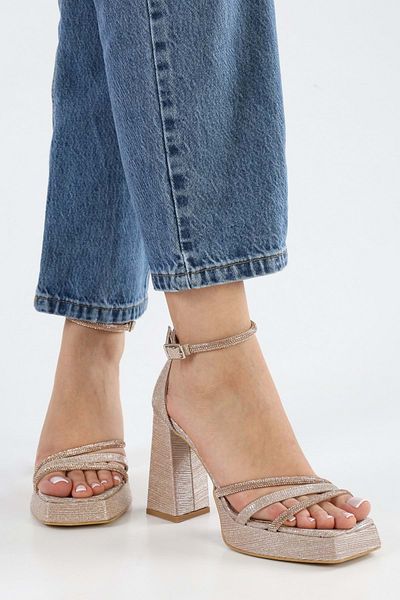 Shoeberry Pantofi cu toc cu platformă Dian Rose pentru damă