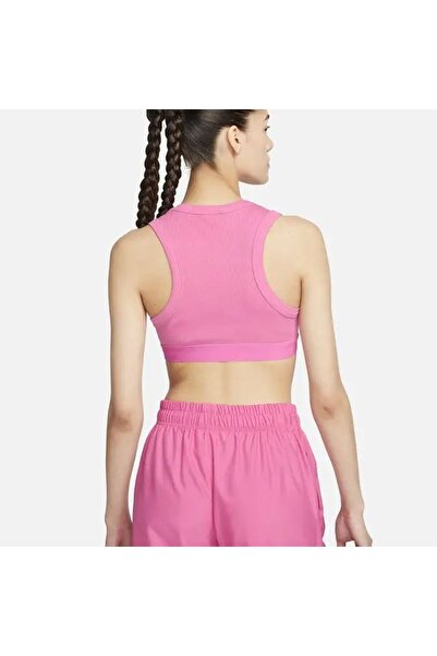 Nike Sportswear Trend Crop Ribbed Pembe Kadın Atlet