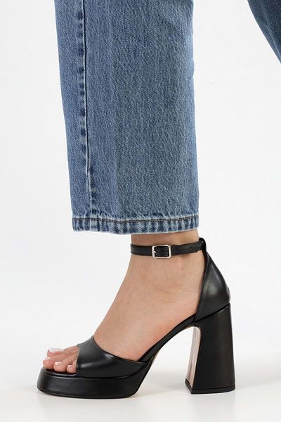 Shoeberry Pantofi cu toc Sway Black Skin de damă