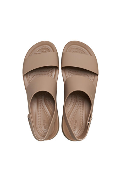 Crocs Brooklyn Low Wedge Women's Slippers 206453-2El Latte/Mushroom