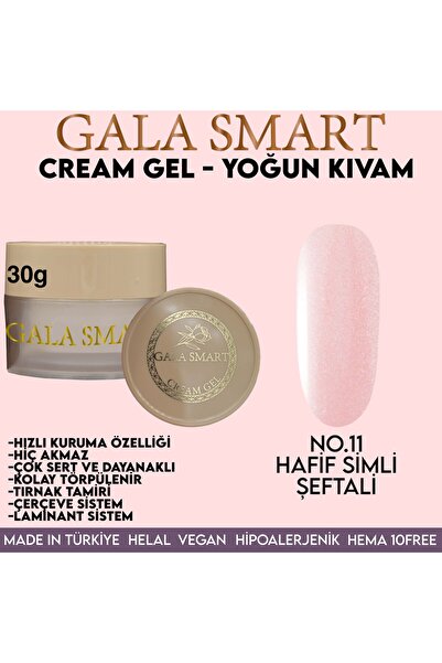 gala smart cream gel yoğun kıvam tırnak jel 30g...tnlgalasmartpro