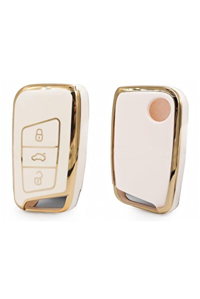 skilit samsun oto kilit سلسلة مفاتيح بيضاء للتحكم الذكي متوافقة مع Volkswagen...