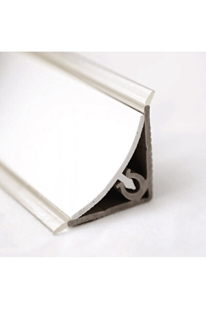 A1 Süpürgelik Pvc Profil Iç Bükey Düz Beyaz Aparatsız