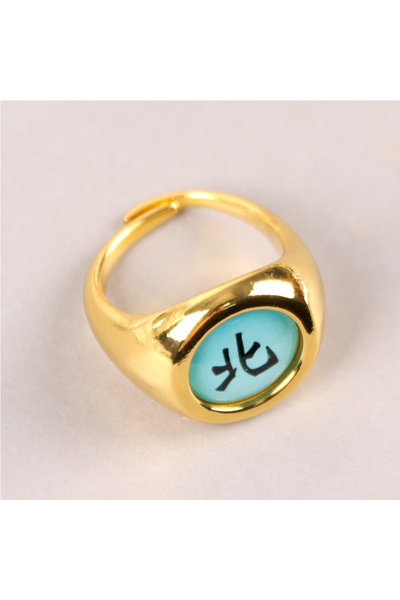 POPULUS Anime Naruto Shippuuden - Kakuzu Gold Yüzük