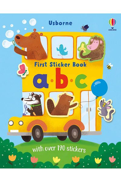 Usborne First Sticker Book ABC
