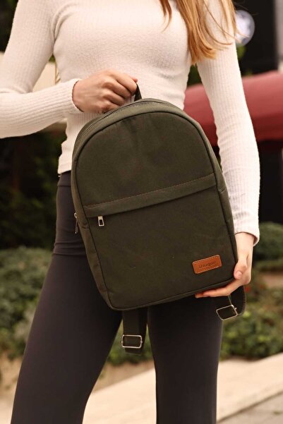 KIRASE Роздільний регульований рюкзак з підвісною канвасною тканиною, унісекс, для щоденного спорту