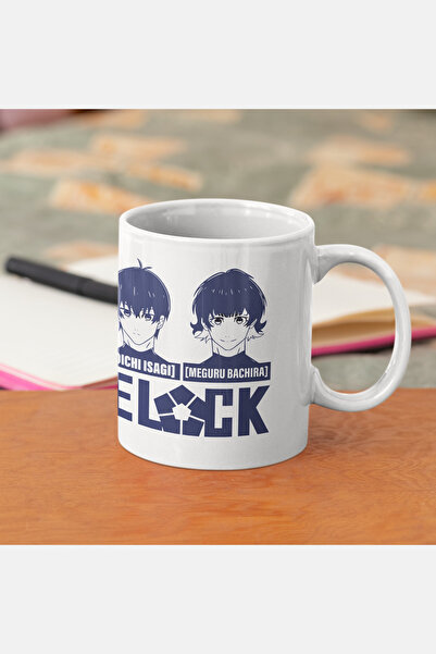 POPULUS Blue Lock Face Mug