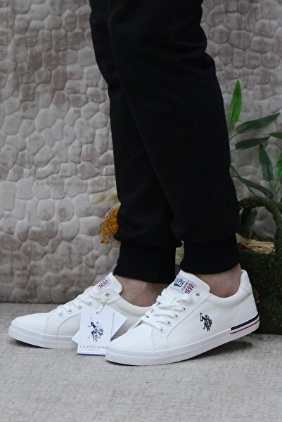 U.S. Polo Assn. U.S. Polo Assn. Talon Beyaz Rahat Orijinal Ürün Keten Erkek Ayakkabı