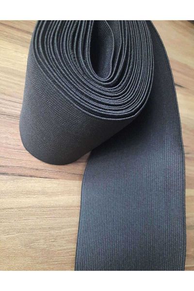 Beyna 8 CM BLACK WAIST, LEG AND PANTY ELASTIC 1 PACK 3 METERS