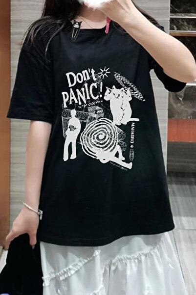 POPULUS Tricou unisex Y2k Dont Panic