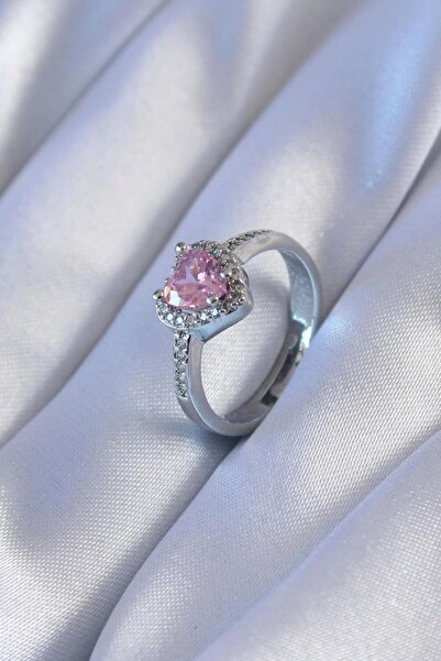 Ebijuteri Gümüş renk zirkon taşlı pirinç ciddi ilişki yüzüğü