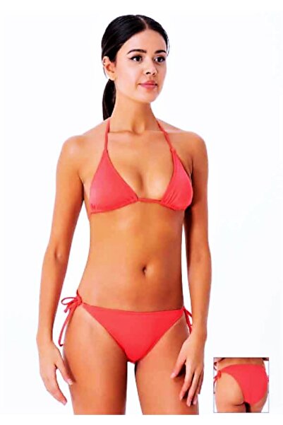Sunsurf Σετ μπικίνι με κορδόνι τρίγωνο Coral