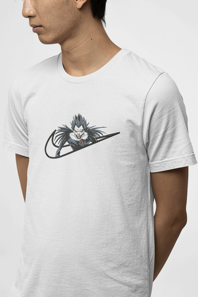 POPULUS Death Note Ryuk Minimal Logo Bela Majica