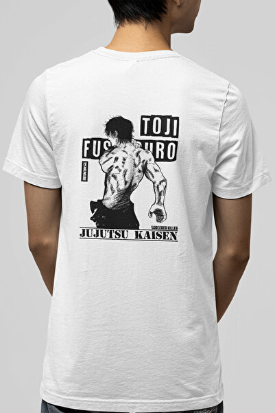 POPULUS Jujutsu Kaisen Toji Prednja i Zadnja Štampano Majica