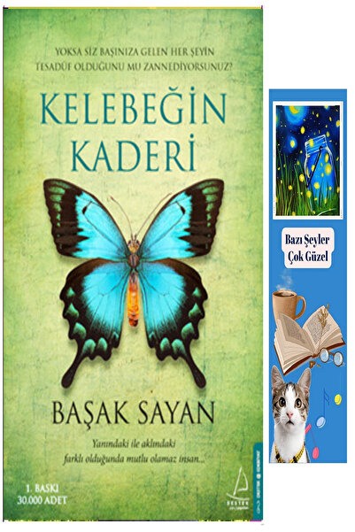 puslurotalar Kelebeğin Kaderi - Başak Sayan (Koleksiyon Kitap) + Lisanslı Ayraç