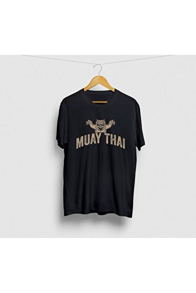 Massgai Unisex dizajn Muay Thai borbe Štampano Oversize kroj 100% pamuk T-shirt