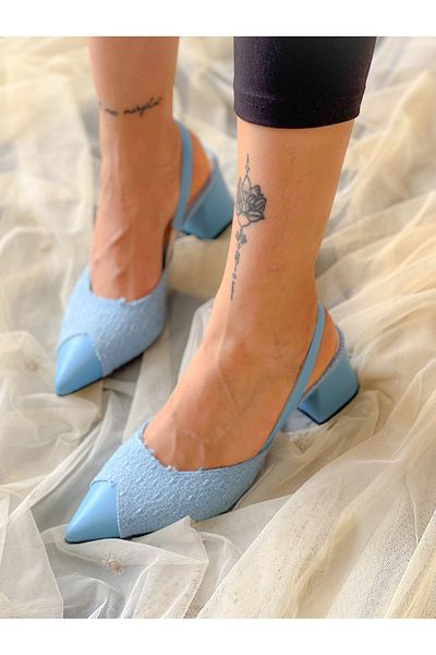 irmona ALBA BABY BLUE TRUF PANTOF SANDALE TACĂT
