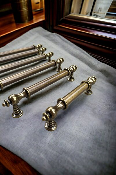 Dizaynhouse Mâner antic galben din seria Elegant, mâner elegant pentru mobilier pentru dulap și sertar