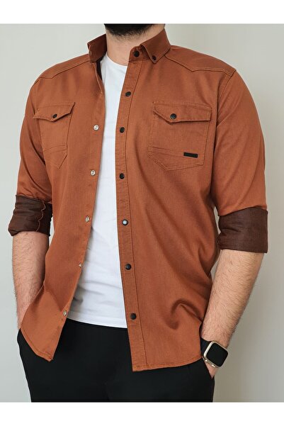 Futi YXC slim fit Cămașă de blugi pentru bărbați