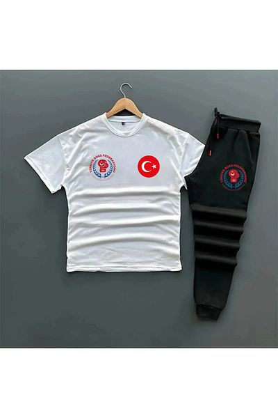 Pisa Art Turkey National Team - Special Design Oversize T-shirt and Slim Sweatpants