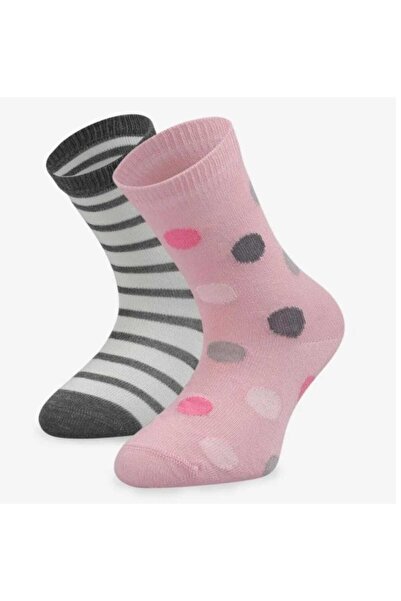 MİNAHOBİ Луксозни момичешки чорапи с мотиви, комплект от 2 чифта
