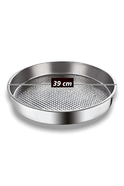 Yıldız çelik Paslanmaz Çelik Çiğ Köfte Tepsisi & Leğeni 39 Cm